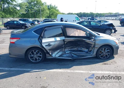 2015 Nissan Sentra Sr from USA, damaged, VIN 3N1AB7AP7FY326818